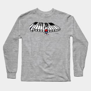 Flying piano Long Sleeve T-Shirt